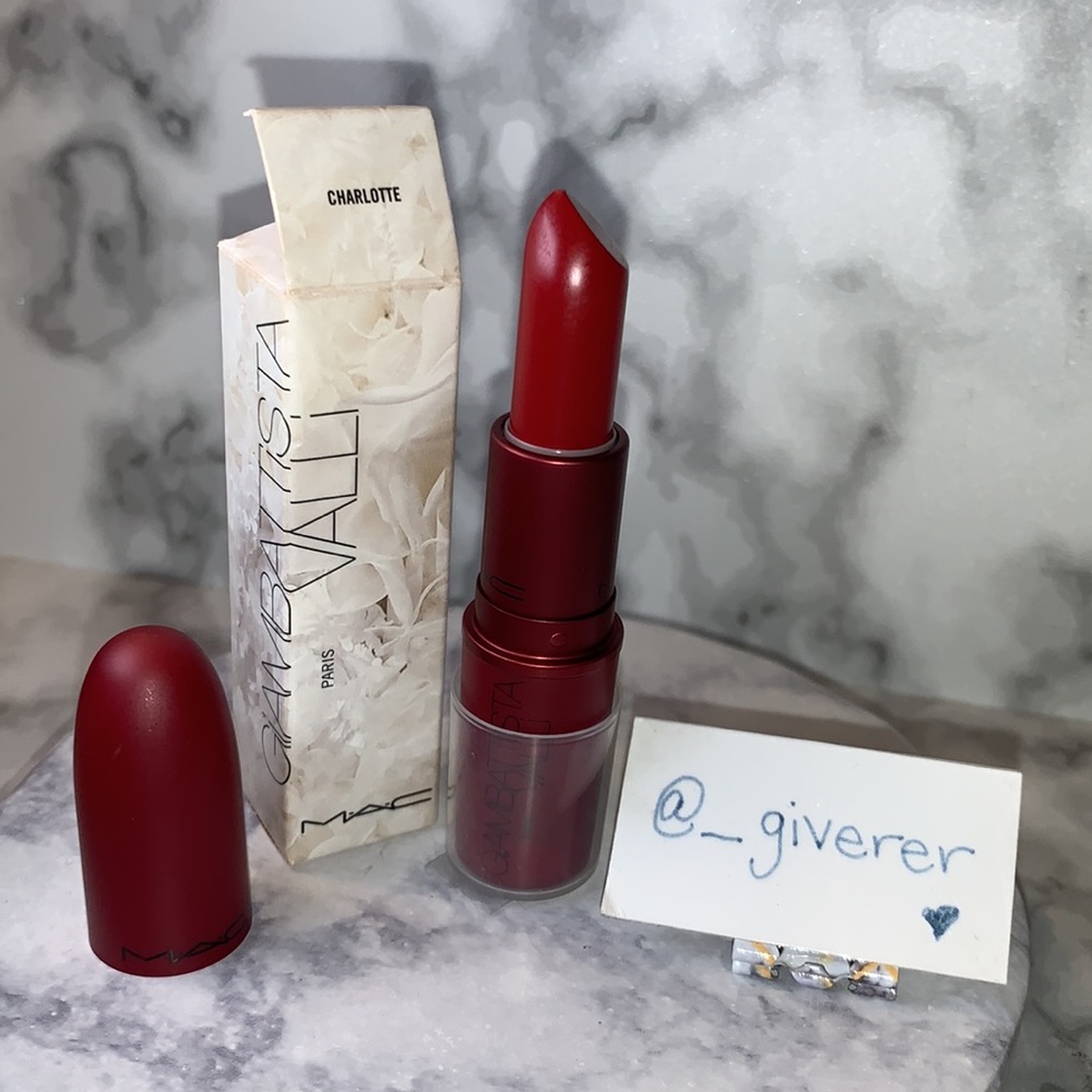 NIB CHARLOTTE GIAMBATTISTA VALLI Matte Lipstick MAC